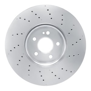 Mercedes-Benz A35 AMG Brake Rotor (1) - Front - R1 Concepts - Drilled - `20-`22